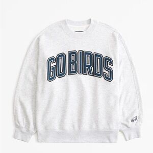 Abercrombie Philadelphia Eagles Graphic Oversized Sunday Crew